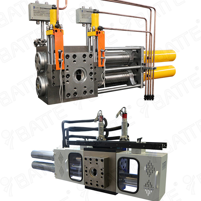 self-cleanning hydraulic screen changer